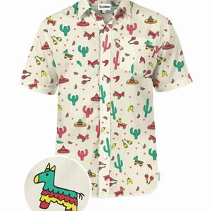 NWOT Tipsy Elves Cantina Captain Hawaiian Shirt‎